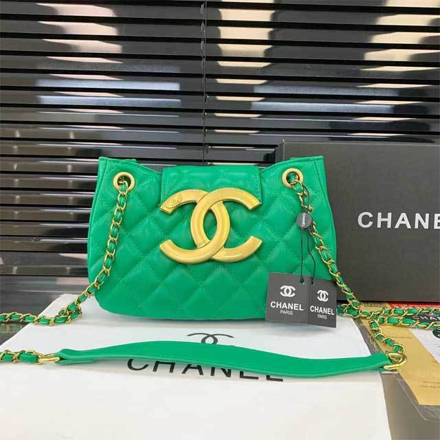Big Logo Leather Crossbody Bag