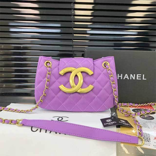 Big Logo Leather Crossbody Bag