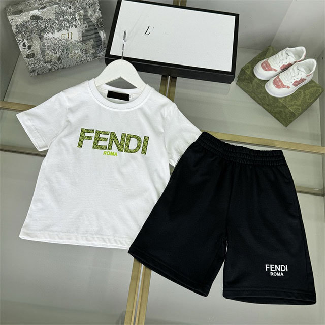 Comfortable Letters Printed Two Pieces Short Set for Kids