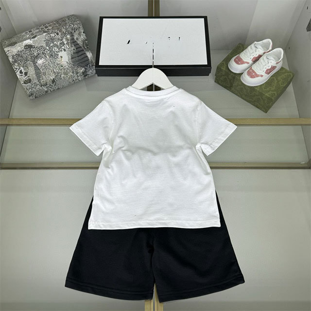 Comfortable Letters Printed Two Pieces Short Set for Kids