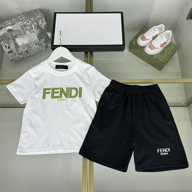 Comfortable Letters Printed Two Pieces Short Set for Kids