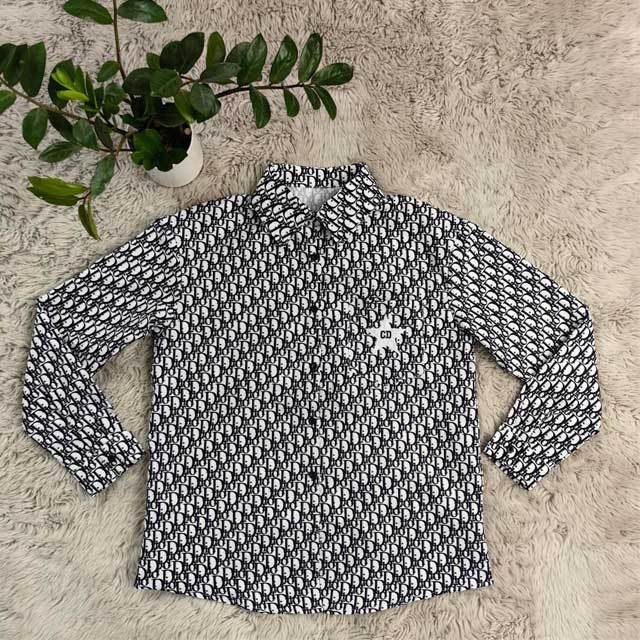 Embroidery Casual Long Sleeve Shirt