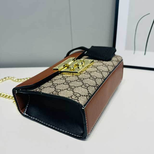Chained Leather Fashion Messenger Bag