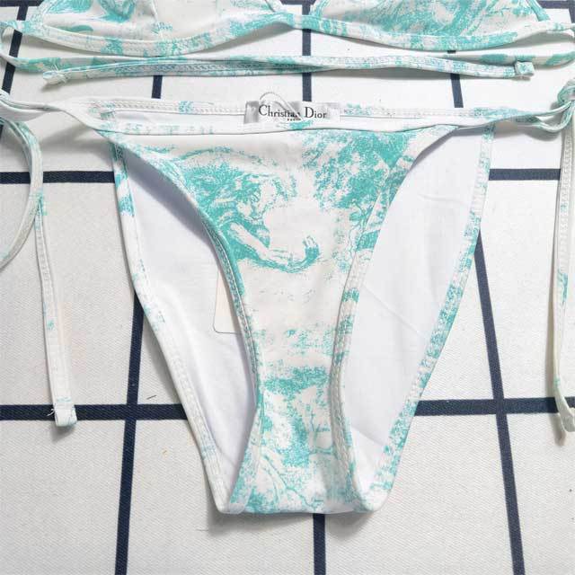 Printed Sexy Strappy Bikini Set