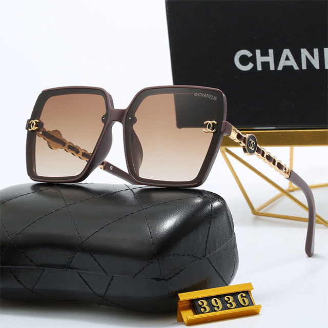 Large Frame Simple Design Sunglasses