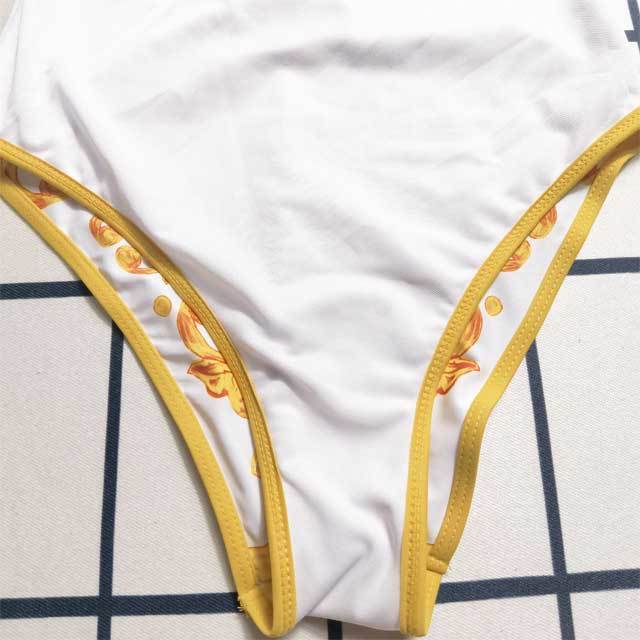 Printed Backless Sexy One Piece