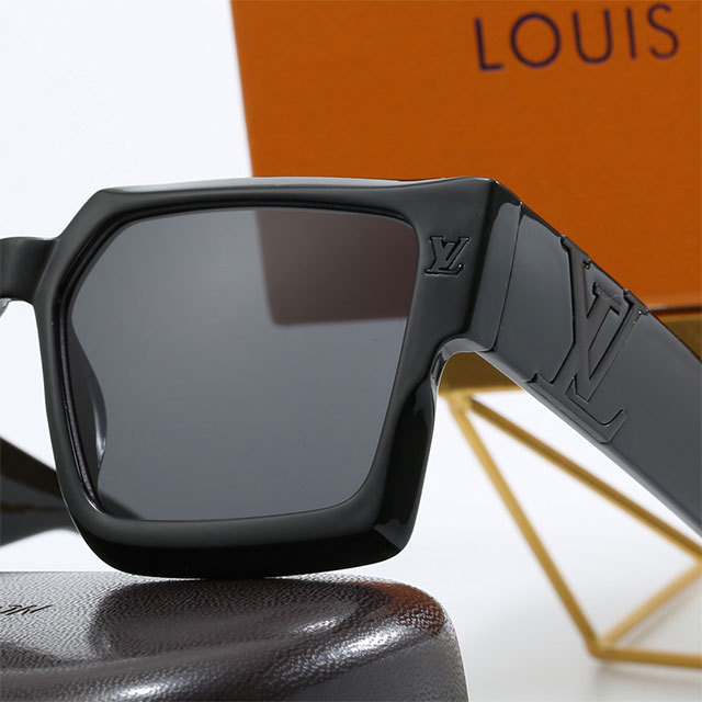 Gradient Color Square Fashion Glasses