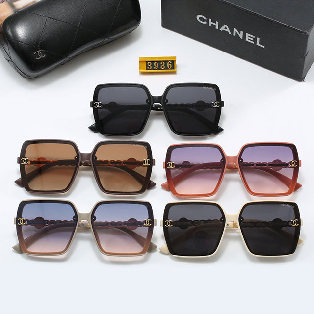 Large Frame Simple Design Sunglasses