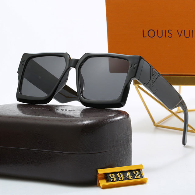 Gradient Color Square Fashion Glasses