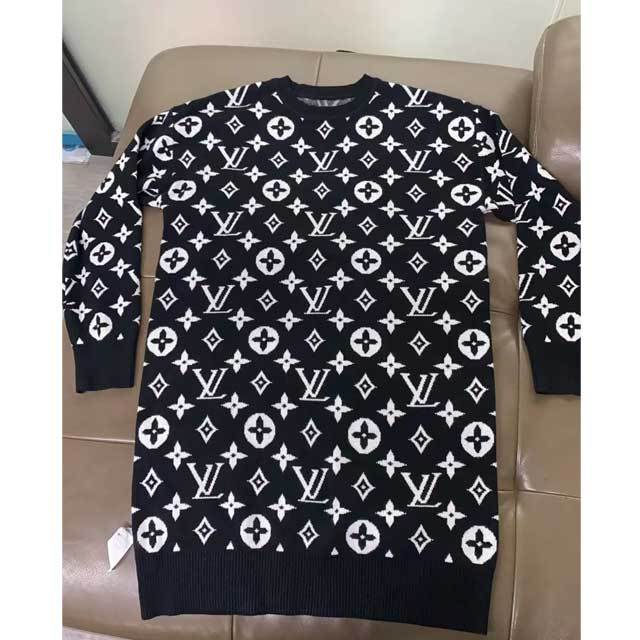 Fashion Letter Sweater Dress