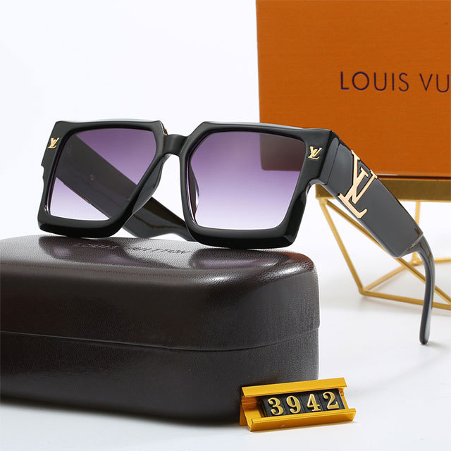 Gradient Color Square Fashion Glasses