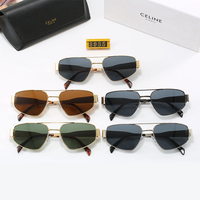 Retro Metal Frame Sunglasses