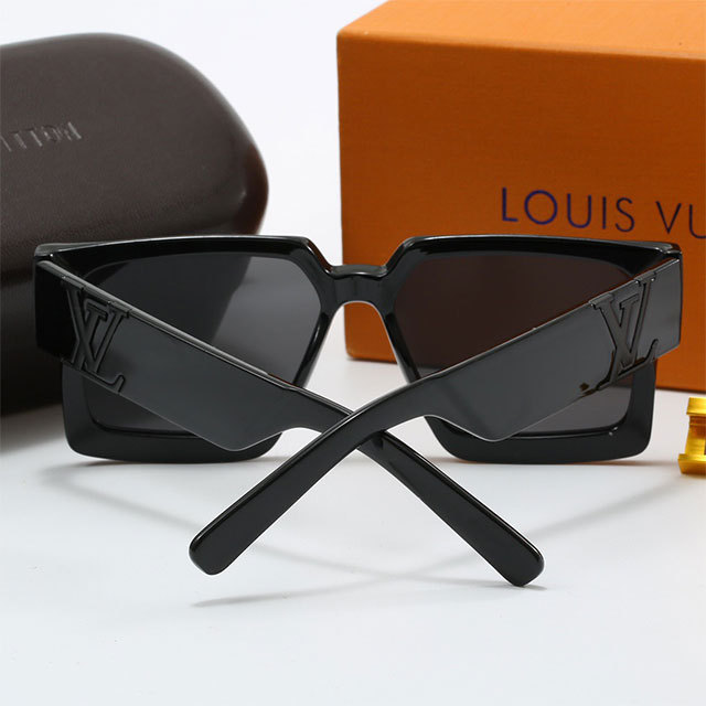 Gradient Color Square Fashion Glasses