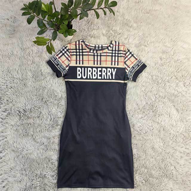 Short Sleeve Printed Bodycon Dress