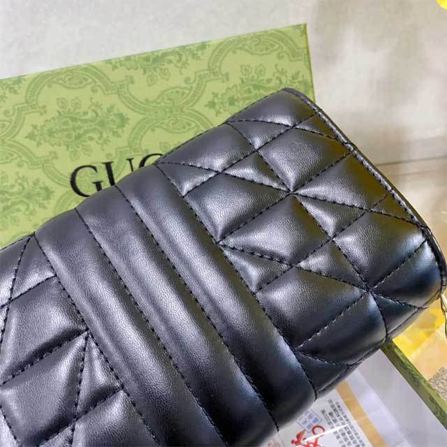 Metal Logo Leather Fashion Messenger Bag