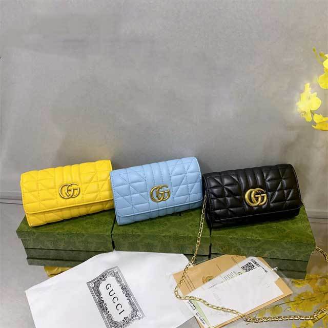 Metal Logo Leather Fashion Messenger Bag