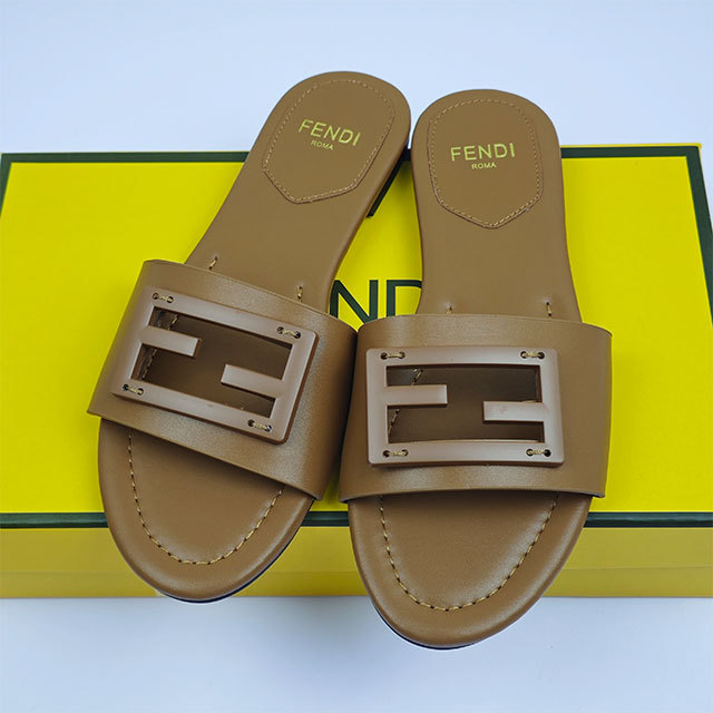 Hollow Out Luxury Design Flat Slides Shoes