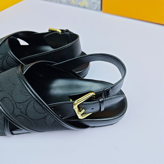 Open Toe Ankle Straps Flat Sandals