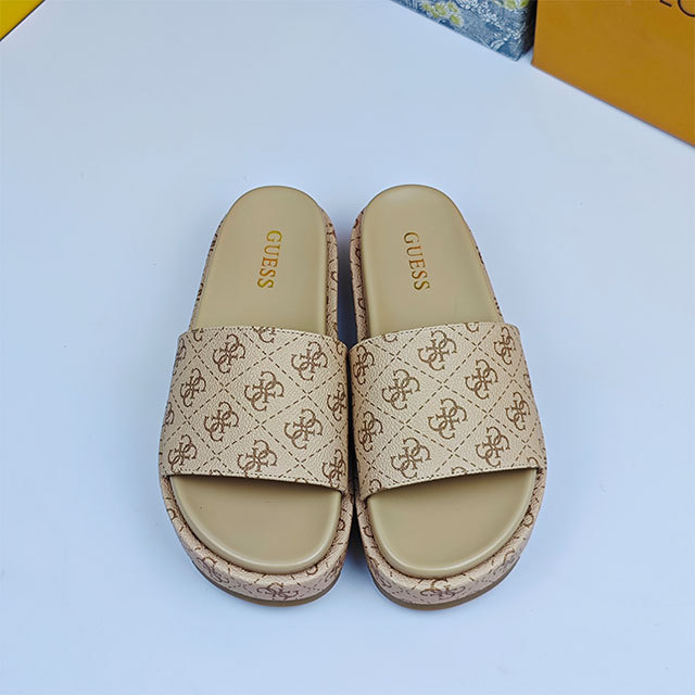 Luxury Fashion Printed Open Toe Platform Shoes