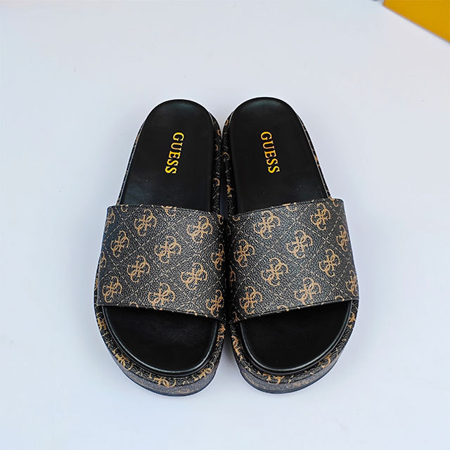 Luxury Fashion Printed Open Toe Platform Shoes