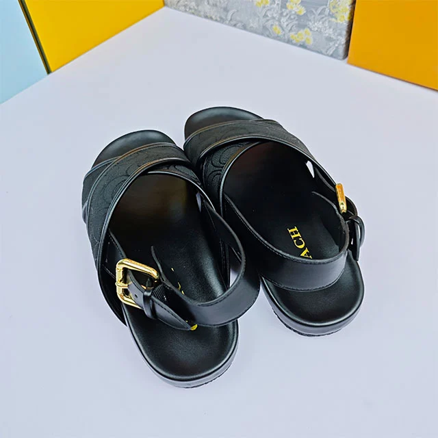 Open Toe Ankle Straps Flat Sandals