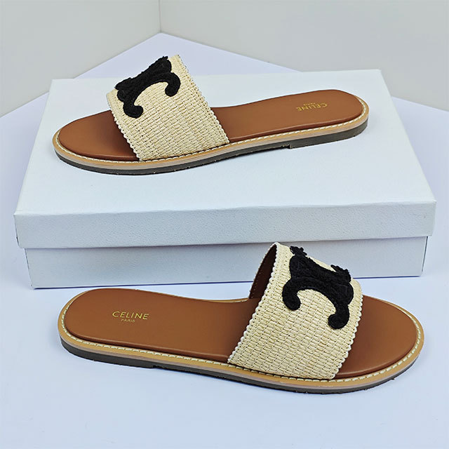 Vacation Style Fashion Flat Slides Shoes