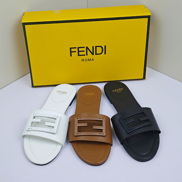 Hollow Out Luxury Design Flat Slides Shoes