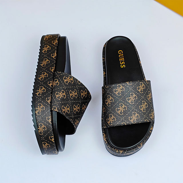 Luxury Fashion Printed Open Toe Platform Shoes
