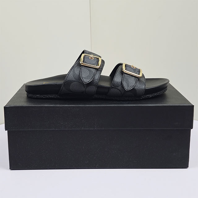 Beach Fashion Adjustable Straps Flat Slides