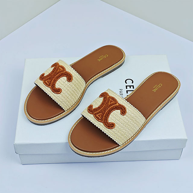 Vacation Style Fashion Flat Slides Shoes