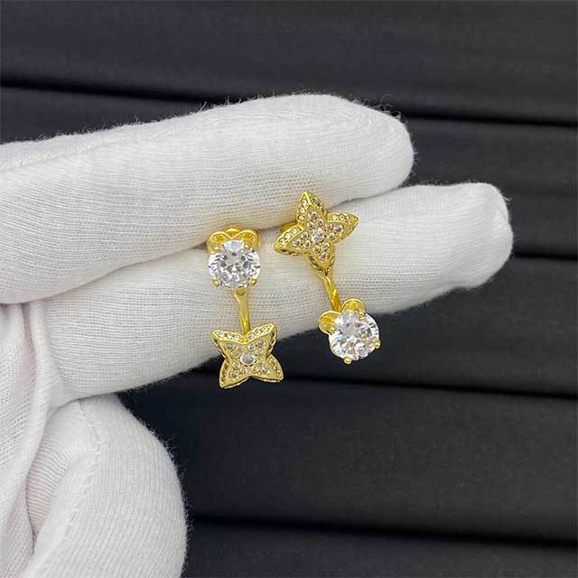 Rhinestone Decor Luxury Earrings
