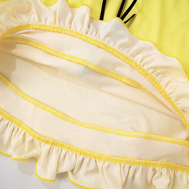 Tube Top Ruffled Mini Skirt Set