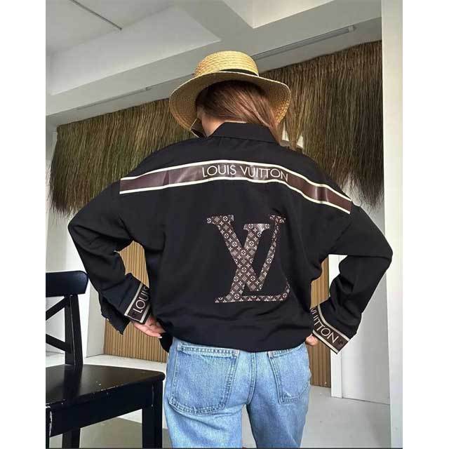 Embroidery Long Sleeve Casual Shirt