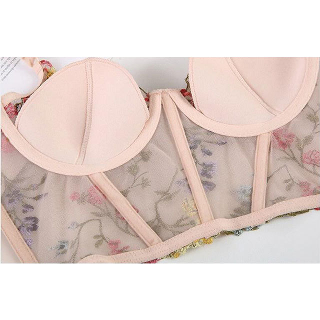 Floral Corset Cami Top