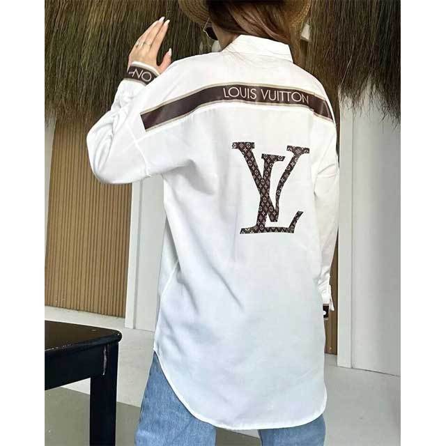 Embroidery Long Sleeve Casual Shirt