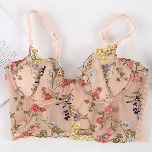 Floral Corset Cami Top