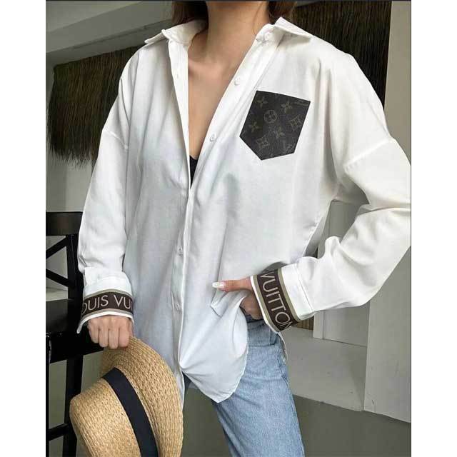Embroidery Long Sleeve Casual Shirt