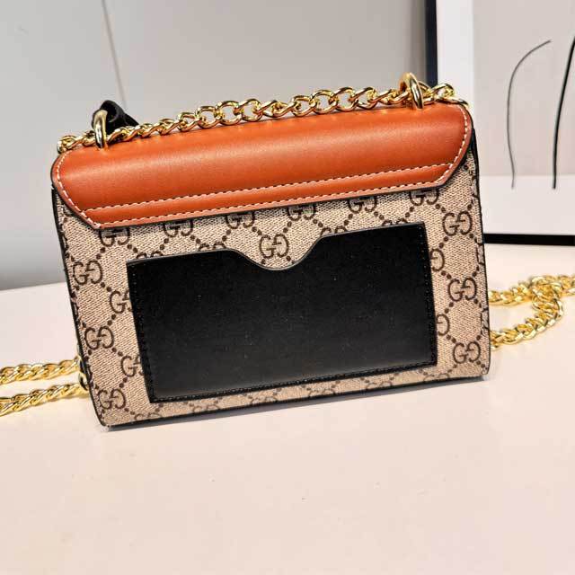 Chained Leather Fashion Messenger Bag