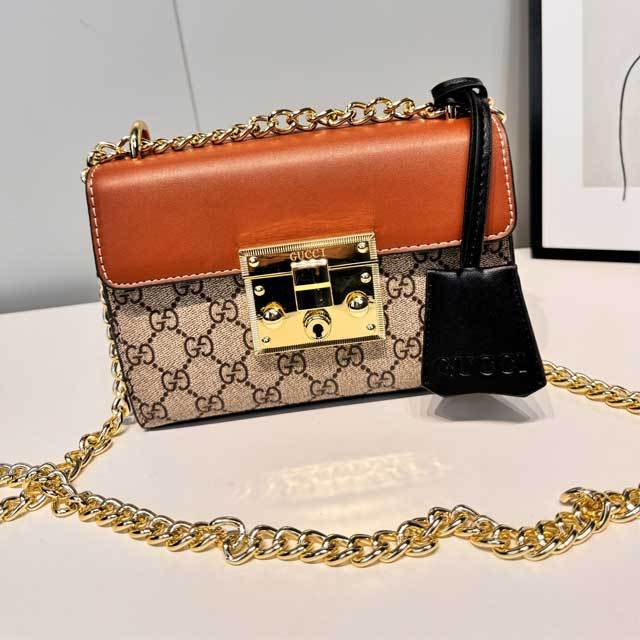 Chained Leather Fashion Messenger Bag