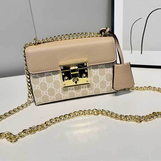 Chained Leather Fashion Messenger Bag