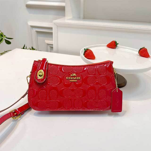 Metal Logo Fashion Leather Messenger Bag