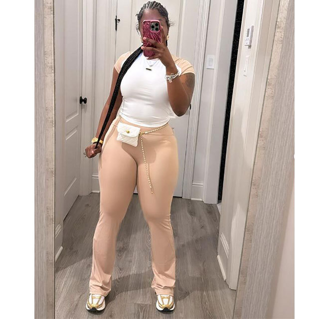 Color Block Yoga Pant Set