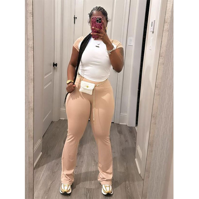 Color Block Yoga Pant Set