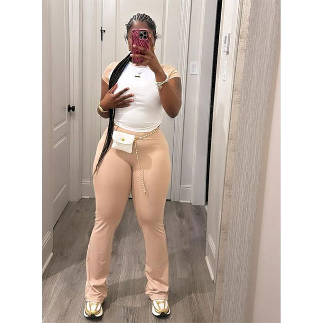 Color Block Yoga Pant Set