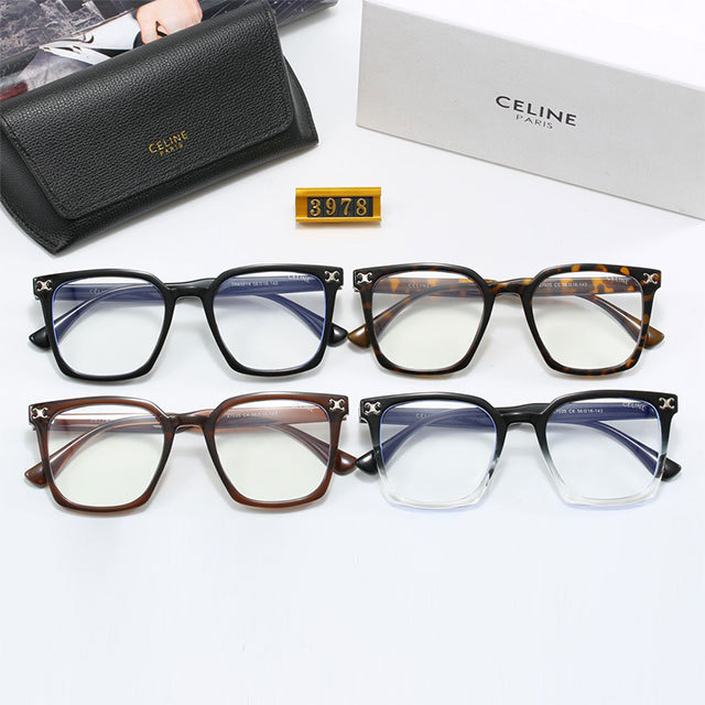 Square Fashion Clear Lens Glasses