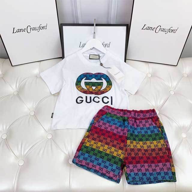 Colorful Print Kids Two Piece Set