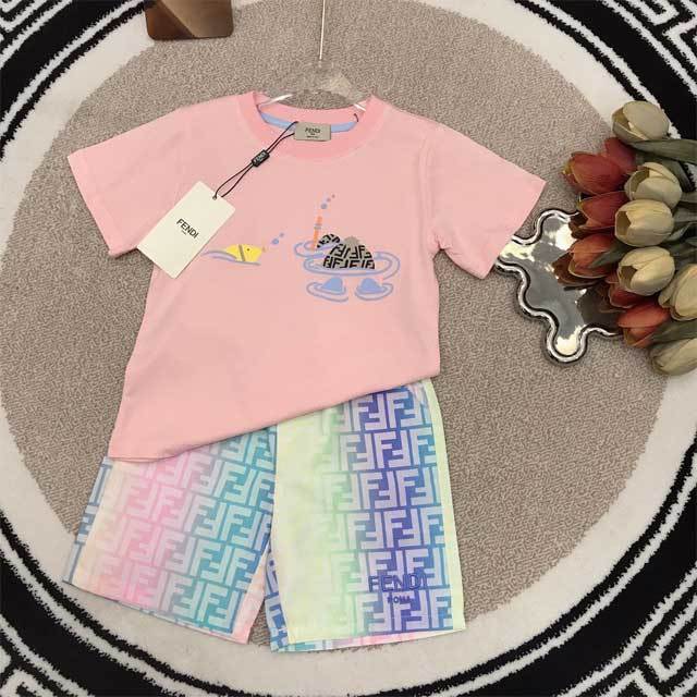 Printed Kids Casual Two Piece Set