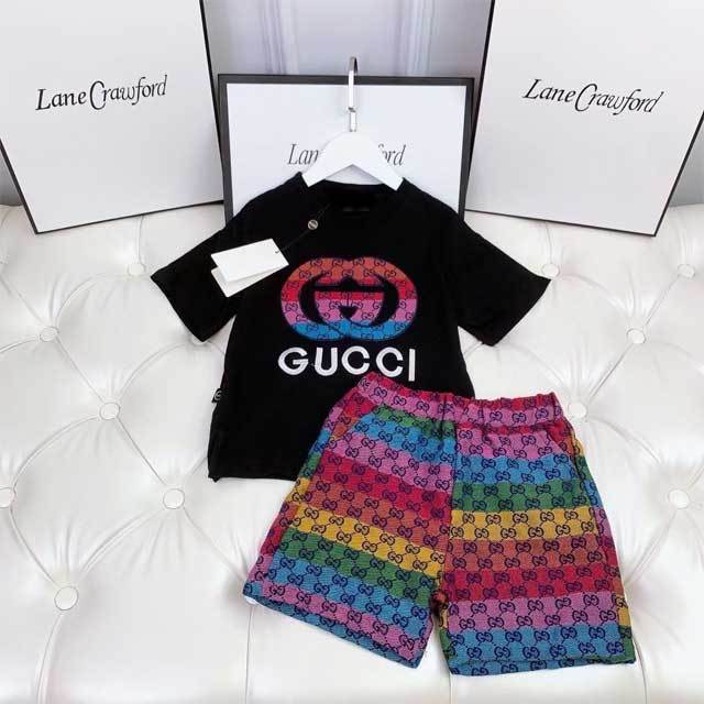Colorful Print Kids Two Piece Set