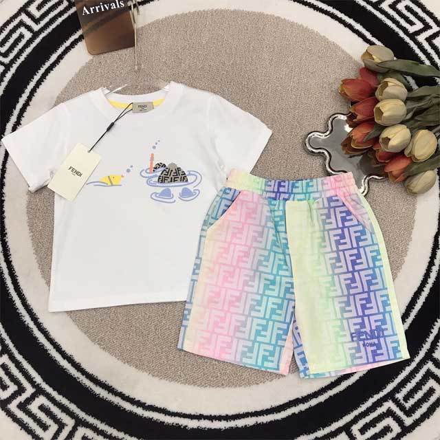 Printed Kids Casual Two Piece Set