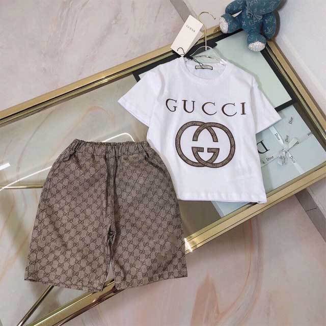 Printed Children Casual Short Set
